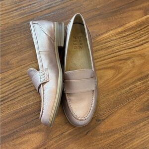 Naturalizer Rose Gold Penny Loafers